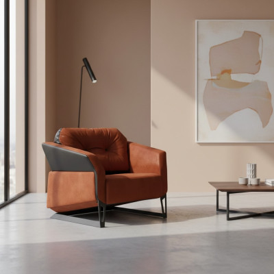 Fauteuil de bureau Mobilier de luxe Salle d'étude Mobilier de bureau Siège orange NEUF