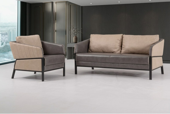 Fauteuil de luxe en tissu Mobilier de bureau Salle d'étude Chaise rembourrée