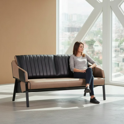 Mobilier de bureau Canapé de luxe 2 places Canapé moderne Salle d'étude nouveau