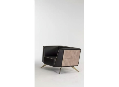 Fauteuil noir de luxe Chaise de salle d'étude Mobilier de bureau design moderne