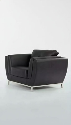 Fauteuil noir Salle d'étude Mobilier de bureau Luxe Tissu d'ameublement neuf