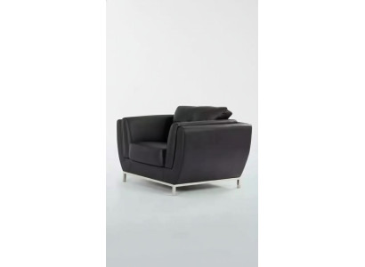 Fauteuil noir Salle d'étude Mobilier de bureau Luxe Tissu d'ameublement neuf