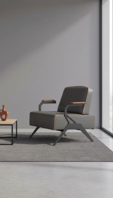 Fauteuil de luxe en tissu Siège d'étude Meubles de bureau en textile Mobilier neuf