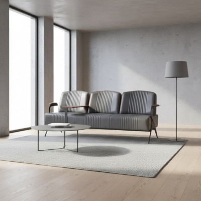 Canapé canapé trois places Étude Mobilier de bureau Canapé rembourré 3 places