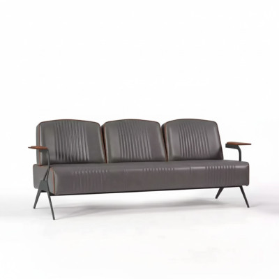 Canapé canapé trois places Étude Mobilier de bureau Canapé rembourré 3 places
