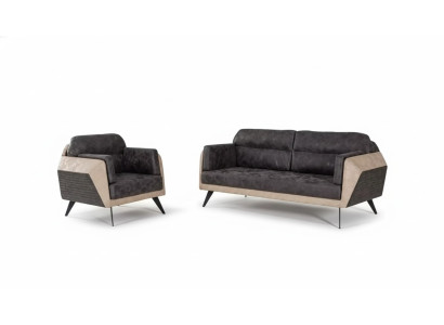 Ensemble de canapé moderne, canapé trois places, fauteuil, mobilier en tissu, nouveau design d'ensemble 3+1