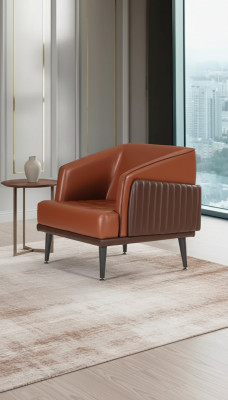 Fauteuil de luxe de style moderne pour étude en tissu d'ameublement nouveau design de mobilier de bureau