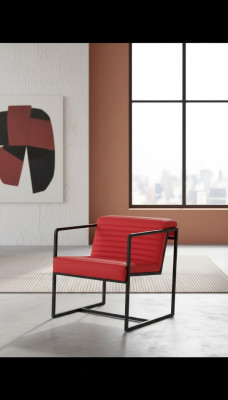 Fauteuil de bureau Mobilier d'étude Style Moderne Luxe Siège Tissu Rembourré