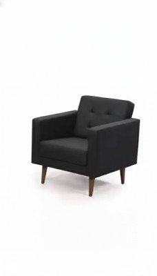 Chaise de bureau Style Moderne Mobilier Textile Chaise Noir Tissu de Tapisserie de Fauteuil nouveau