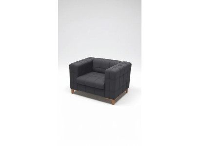 Fauteuil noir, siège d'étude, moderne, fauteuil rembourré design neuf