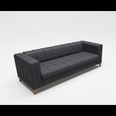 Mobilier de salon moderne de luxe à trois places, canapé élégant.