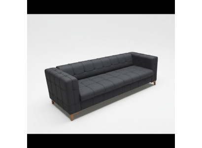 Mobilier de salon moderne de luxe à trois places, canapé élégant.
