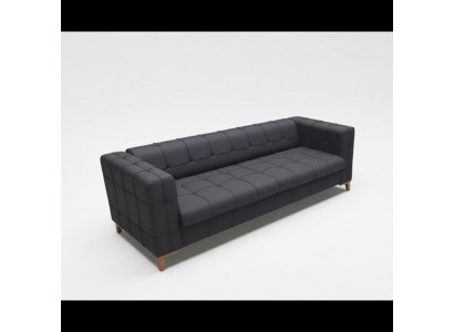 Mobilier de salon moderne de luxe à trois places, canapé élégant.