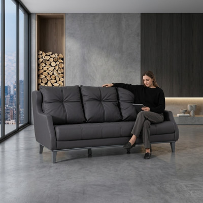 Canapé 2 places Mobilier de bureau d'étude Style moderne Siège en tissu