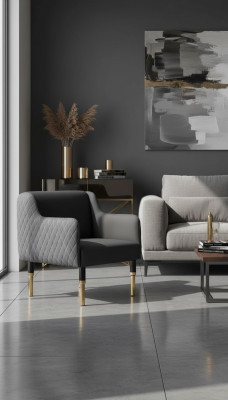 Fauteuil de bureau de luxe Mobilier Siège de salle d'étude Designer neuf rembourré