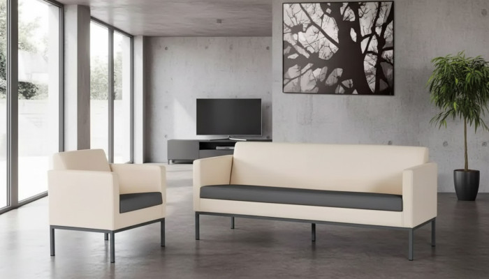 Mobilier de bureau Ensemble complet Salle d'étude Groupe de sièges Ensemble de canapés 2 pièces Moderne