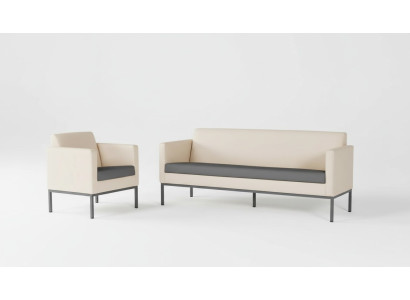 Mobilier de bureau Ensemble complet Salle d'étude Groupe de sièges Ensemble de canapés 2 pièces Moderne