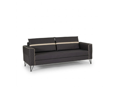 Salle d'étude canapé canapé 3 places Rembourrage Tissu Textile Mobilier Designer