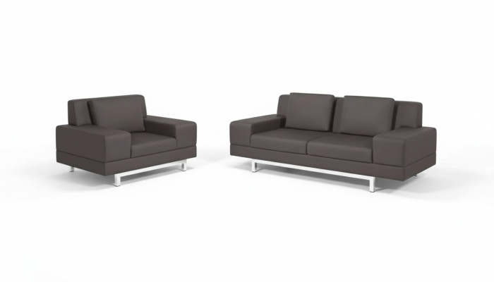 Ensemble de canapé gris trois places ensemble de canapé fauteuil étude canapés 3+1
