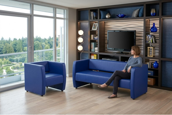 Canapé 2 places Canapé de luxe Salle d'étude Mobilier de bureau Textile Ameublement