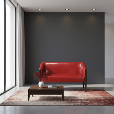 Canapé 2 places Style salle d'étude Moderne Mobilier Textile Mobilier de bureau Canapé de luxe