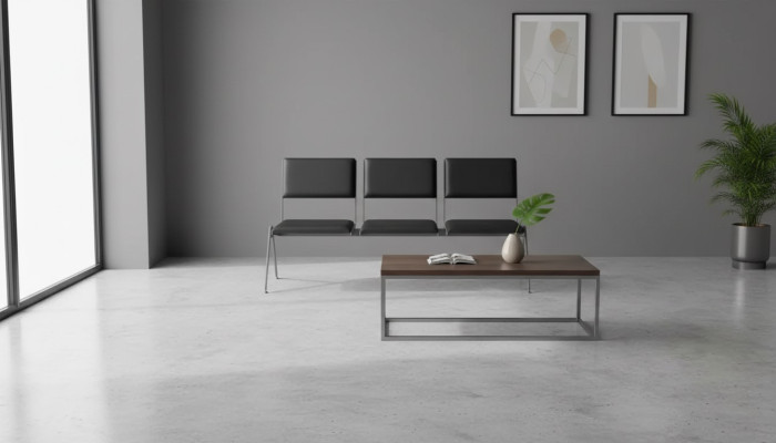 Siège de banc noir Mobilier de bureau Salle d'étude Tabouret Bancs 170x61