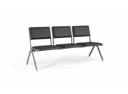 Siège de banc noir Mobilier de bureau Salle d'étude Tabouret Bancs 170x61