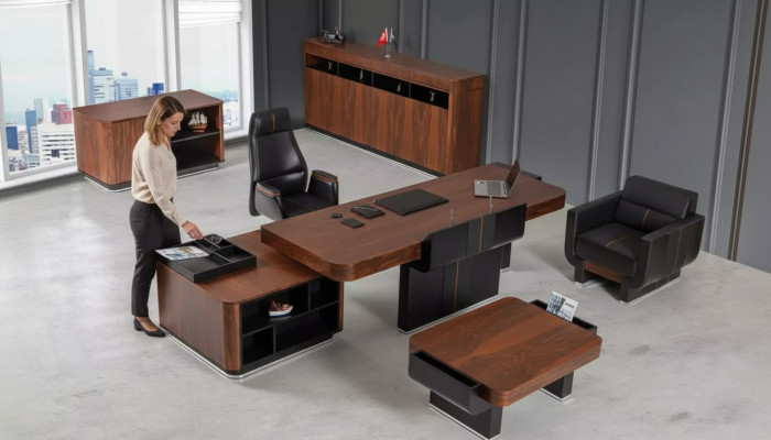 Table basse Salle d'étude Mobilier de bureau Luxe Bois Moderne Nouveau Design