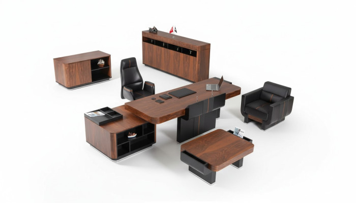 Table basse Salle d'étude Mobilier de bureau Luxe Bois Moderne Nouveau Design
