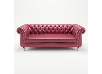 Canapé Chesterfield 4 places canapés de luxe en cuir canapé salon