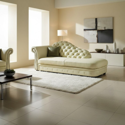 Chaise longue Chesterfield longue chaise canapé salon siège longe 230cm.