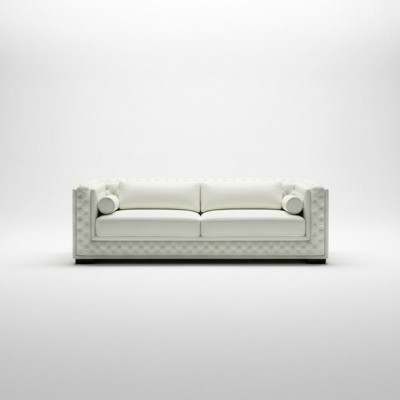 Canapé en cuir Chesterfield 3 places Canapés Canapés Chesterfield en cuir