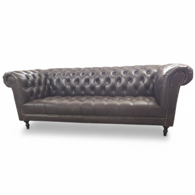 Canapé 4 places Chesterfield Luxe 245cm Canapé en cuir Canapés Meubles