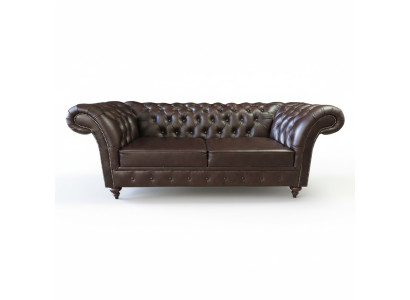 Canapé Chesterfield 3 places Siège Canapé de luxe Trois places 230cm