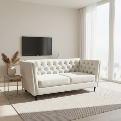 Canapé de luxe 3 places Design Chesterfield Canapés de luxe 230cm Canapés Meubles