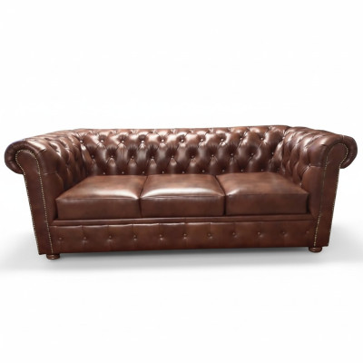 Canapé Chesterfield de luxe 3 places Canapés Canapés 230cm Tissu