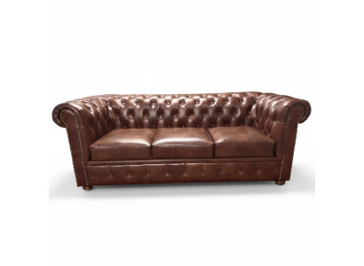 Canapé Chesterfield de luxe 3 places Canapés Canapés 230cm Tissu