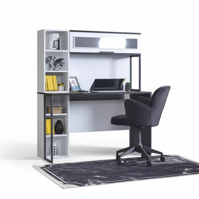 Secrétaire Bureau Table 130x60x171 Bureaux Tables Meubles Bois Ordinateur
