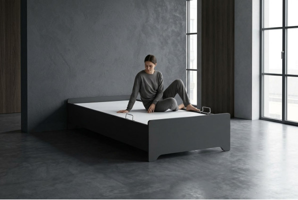 Lits Design de meubles modernes Lits enfants de luxe Lits d'enfants noirs nouveauté