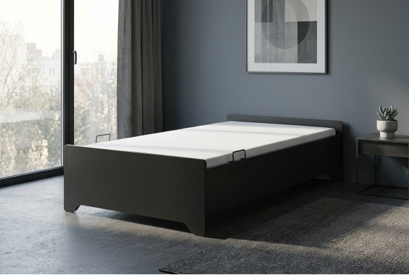 Lits Design de meubles modernes Lits enfants de luxe Lits d'enfants noirs nouveauté