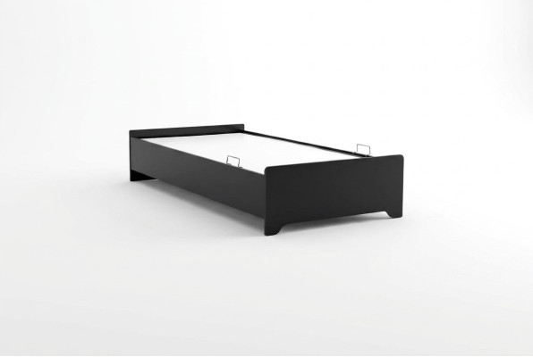 Lits Design de meubles modernes Lits enfants de luxe Lits d'enfants noirs nouveauté