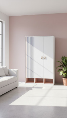Armoire en bois blanc Armoires de chambre d'enfants Mobilier Design Ameublement.