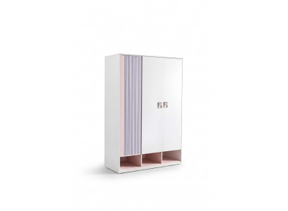Armoire en bois blanc Armoires de chambre d'enfants Mobilier Design Ameublement.