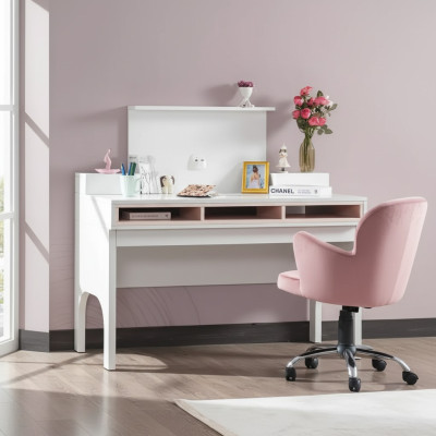 Secrétaire Bureau Table 130x60x120 Bureaux Tables Meubles Bois Ordinateur