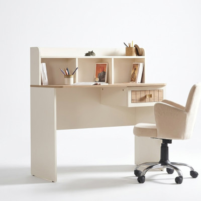 Secrétaire Bureau Table 110x60x120 Bureaux Tables Mobilier Bois Ordinateur