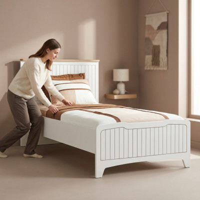 Conception de meubles modernes Lits d'enfants Lit Blanc Chambre d'enfants nouvelle
