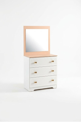 Commode avec miroir Console Table Meubles Blanc moderne dans la chambre