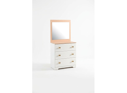 Commode avec miroir Console Table Meubles Blanc moderne dans la chambre