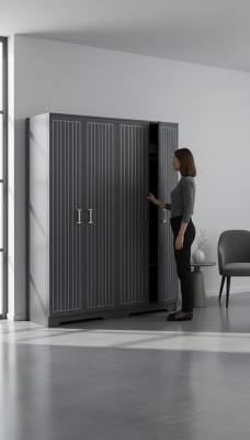 Armoire Armoires noires Mobilier de chambre design