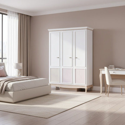 Armoire blanche Cabinet de salle de bain Armoire Mobilier blanc Maison de campagne Armoires Meubles